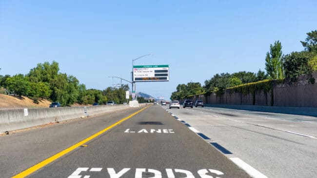 Express toll lanes can reduce traffic and improve bus service